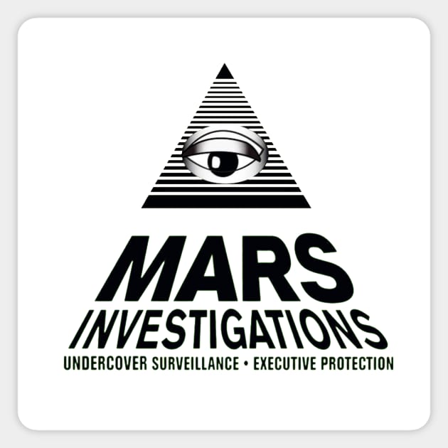 Mars Investigations! Sticker by LordNeckbeard